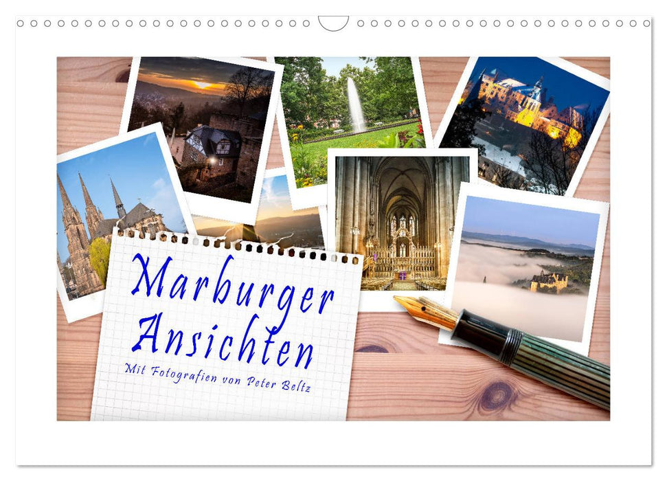 Marburger Ansichten (CALVENDO Wandkalender 2025)