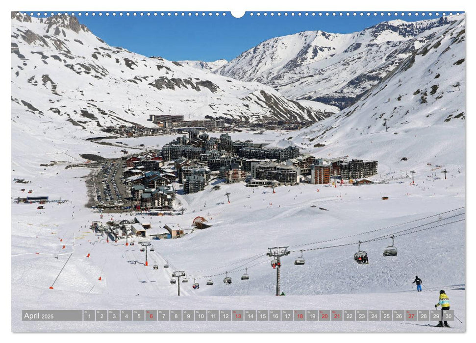 Tignes / Val d´Isère (CALVENDO Premium Wandkalender 2025)