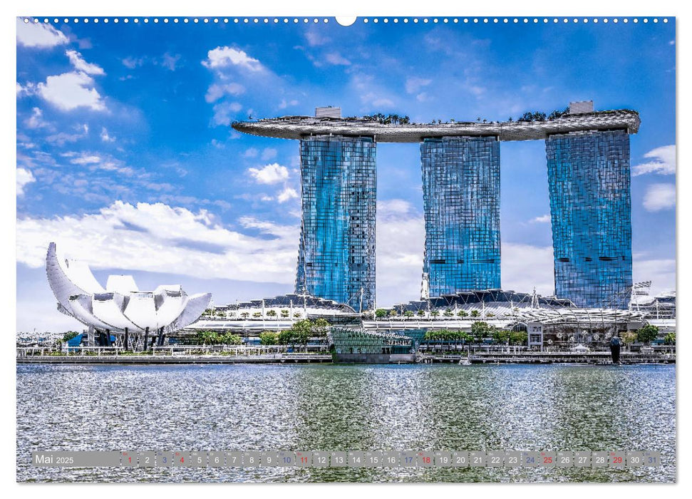 Singapur - Asiatische Lifestyle Metropole (CALVENDO Premium Wandkalender 2025)