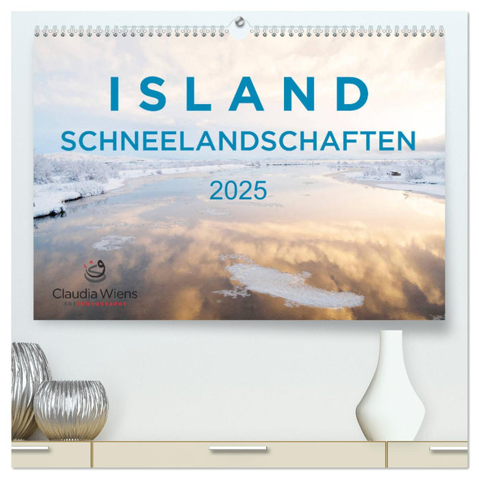 ISLAND - Schneelandschaften (CALVENDO Premium Wandkalender 2025)