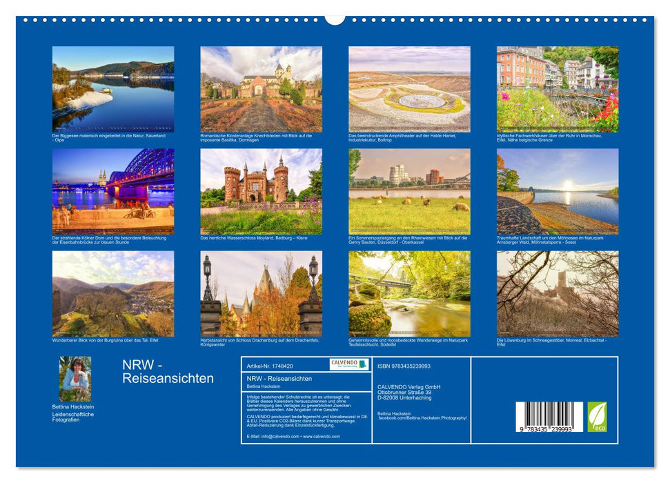 NRW - Reiseansichten (CALVENDO Premium Wandkalender 2025)