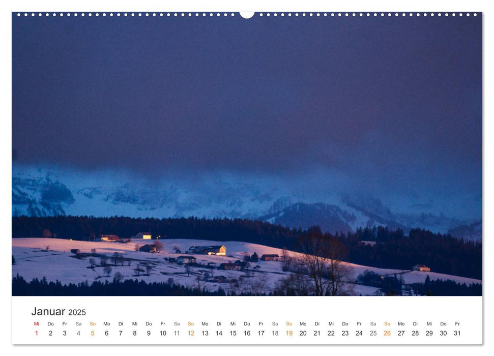 Fels und Stamm: Allgäu und Alpen (CALVENDO Premium Wandkalender 2025)