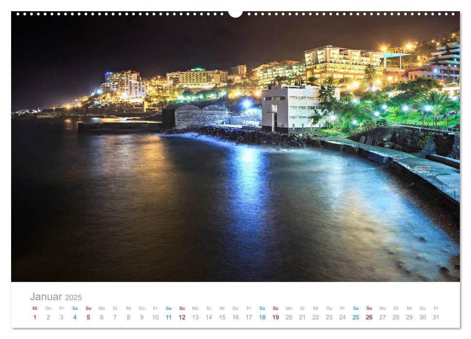 Funchal - Madeiras stolze Hauptstadt (CALVENDO Premium Wandkalender 2025)