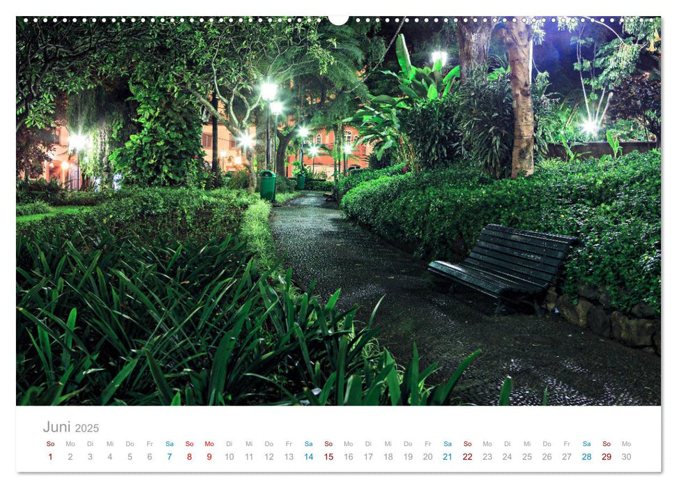 Funchal - Madeiras stolze Hauptstadt (CALVENDO Premium Wandkalender 2025)