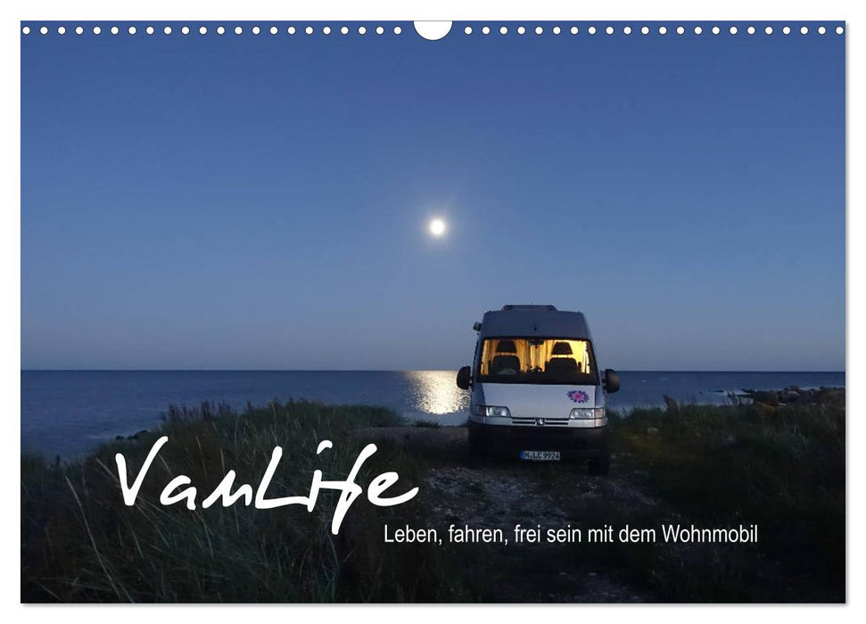 Vanlife - Leben, fahren, frei sein mit dem Wohnmobil (CALVENDO Wandkalender 2025)