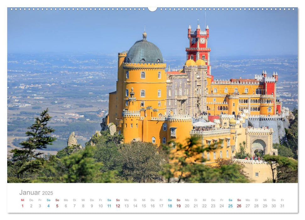 Sintra - Sommerresidenz der Könige (CALVENDO Wandkalender 2025)