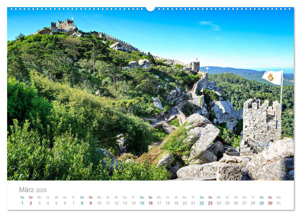 Sintra - Sommerresidenz der Könige (CALVENDO Wandkalender 2025)