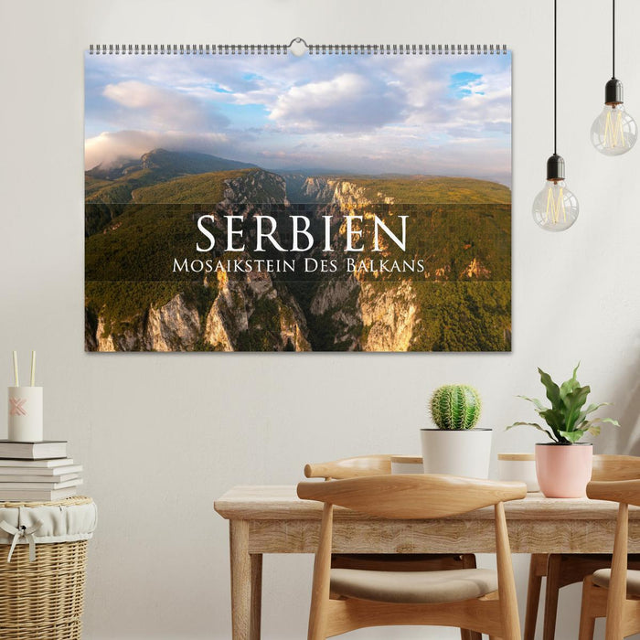 Serbien - Mosaikstein des Balkans (CALVENDO Wandkalender 2025)