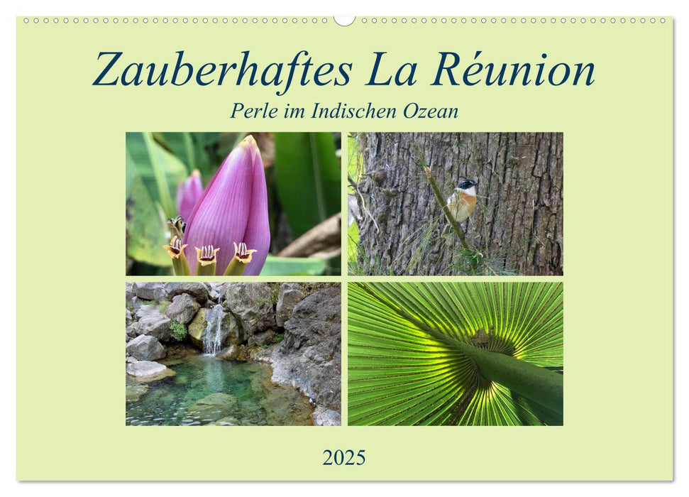 Zauberhaftes La Reúnion - Perle im Indischen Ozean (CALVENDO Wandkalender 2025)