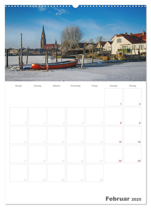 Grüße aus der Schleistadt Schleswig (CALVENDO Premium Wandkalender 2025)