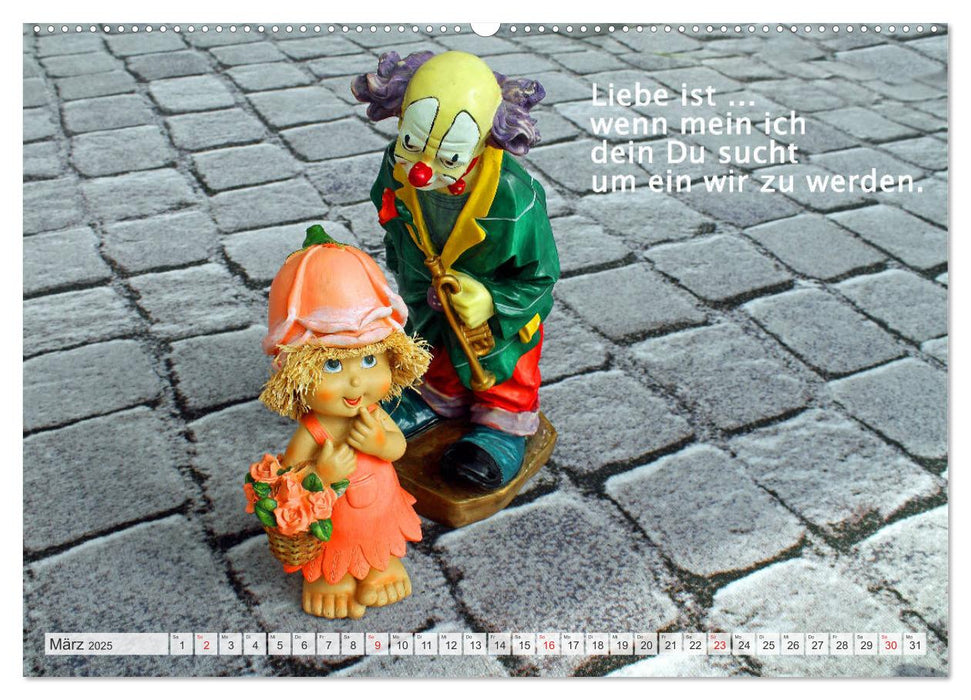 Die lustig-bunten Clowns (CALVENDO Premium Wandkalender 2025)