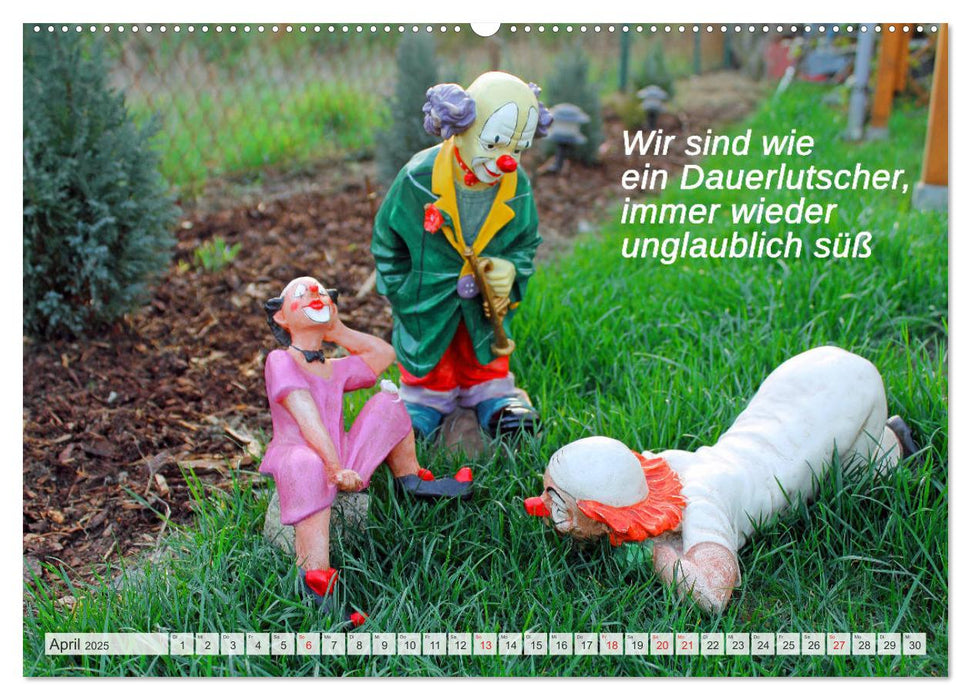 Die lustig-bunten Clowns (CALVENDO Premium Wandkalender 2025)