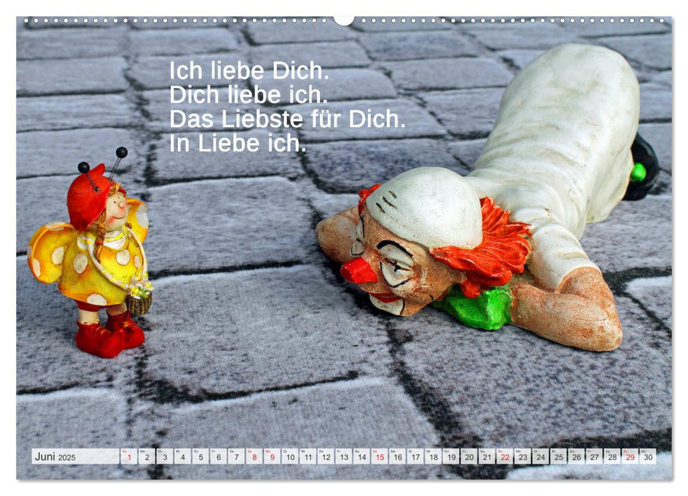 Die lustig-bunten Clowns (CALVENDO Premium Wandkalender 2025)