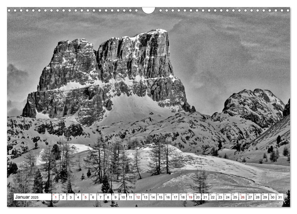 Steinerne Landschaften in Südtirol (CALVENDO Wandkalender 2025)