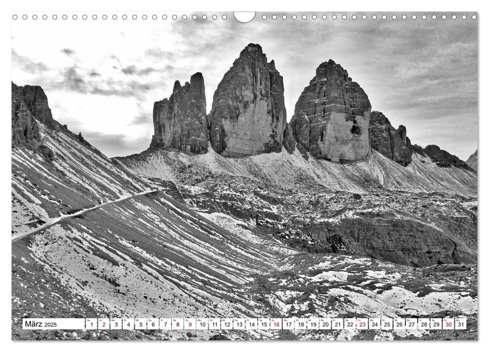 Steinerne Landschaften in Südtirol (CALVENDO Wandkalender 2025)