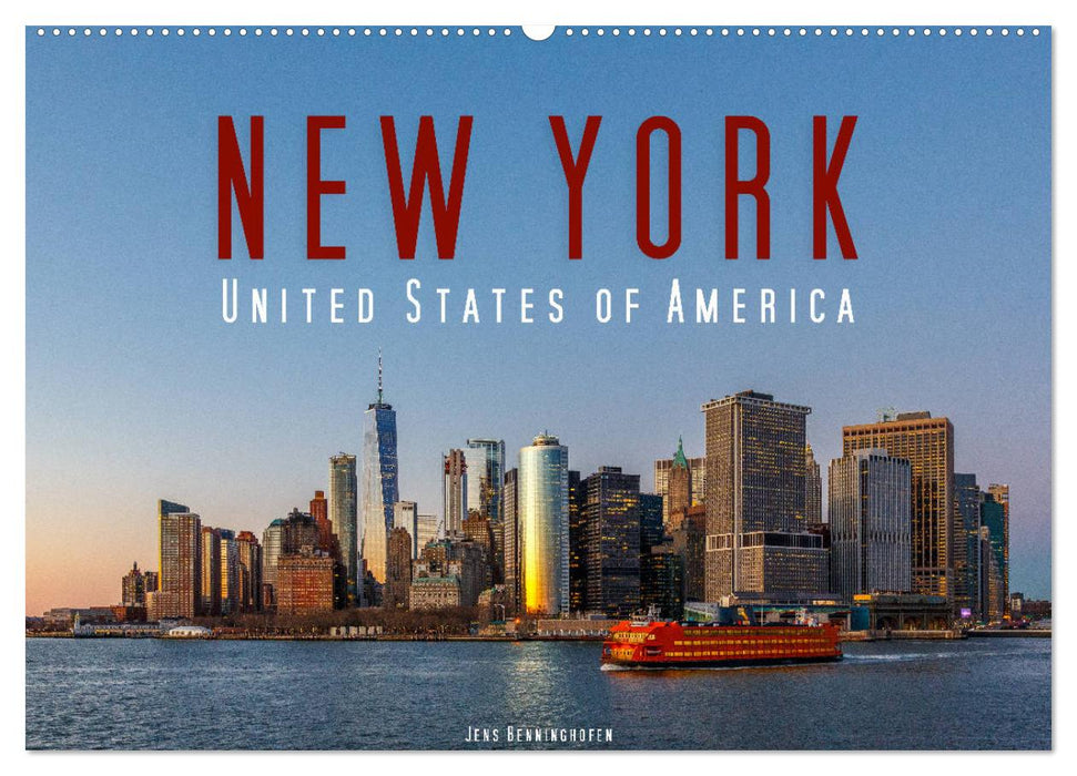 New York - United States of America (CALVENDO Wandkalender 2025)