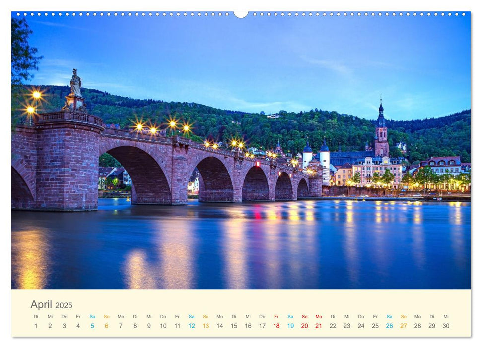 Deutsche Brücken (CALVENDO Premium Wandkalender 2025)