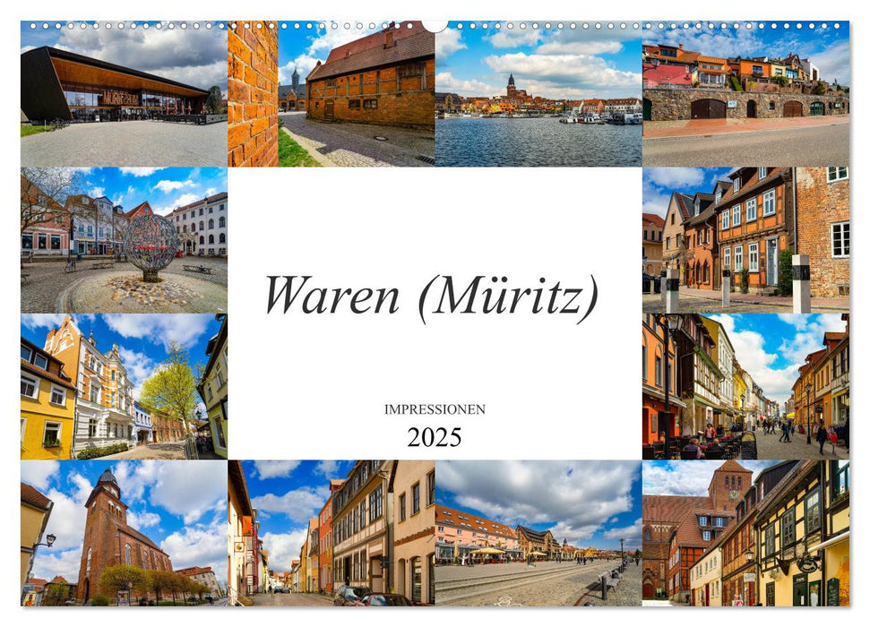 Waren Müritz Impressionen (CALVENDO Wandkalender 2025)