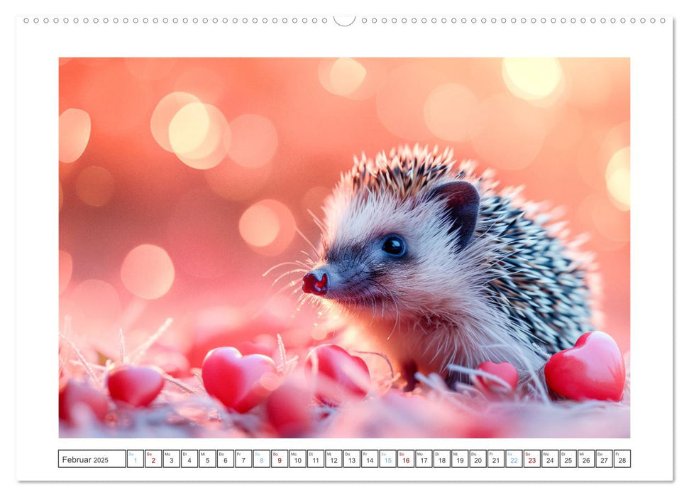 Lustige Igel (CALVENDO Wandkalender 2025)