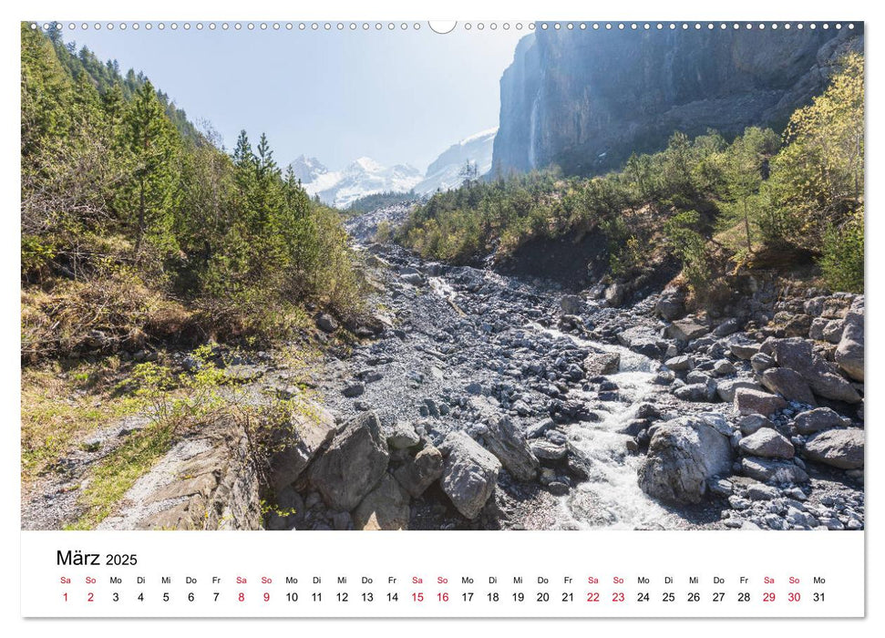 Wanderung zum Oeschinensee (CALVENDO Premium Wandkalender 2025)