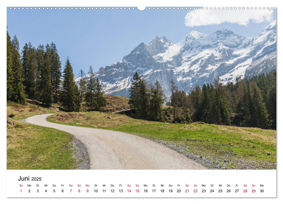 Wanderung zum Oeschinensee (CALVENDO Premium Wandkalender 2025)