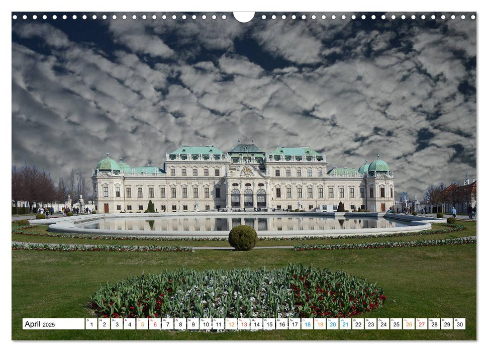 Wien, eine Hauptstadt mit Flair (CALVENDO Wandkalender 2025)