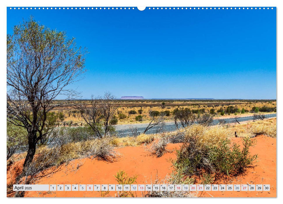 Australien - Rotes Herz im Zentrum (CALVENDO Premium Wandkalender 2025)