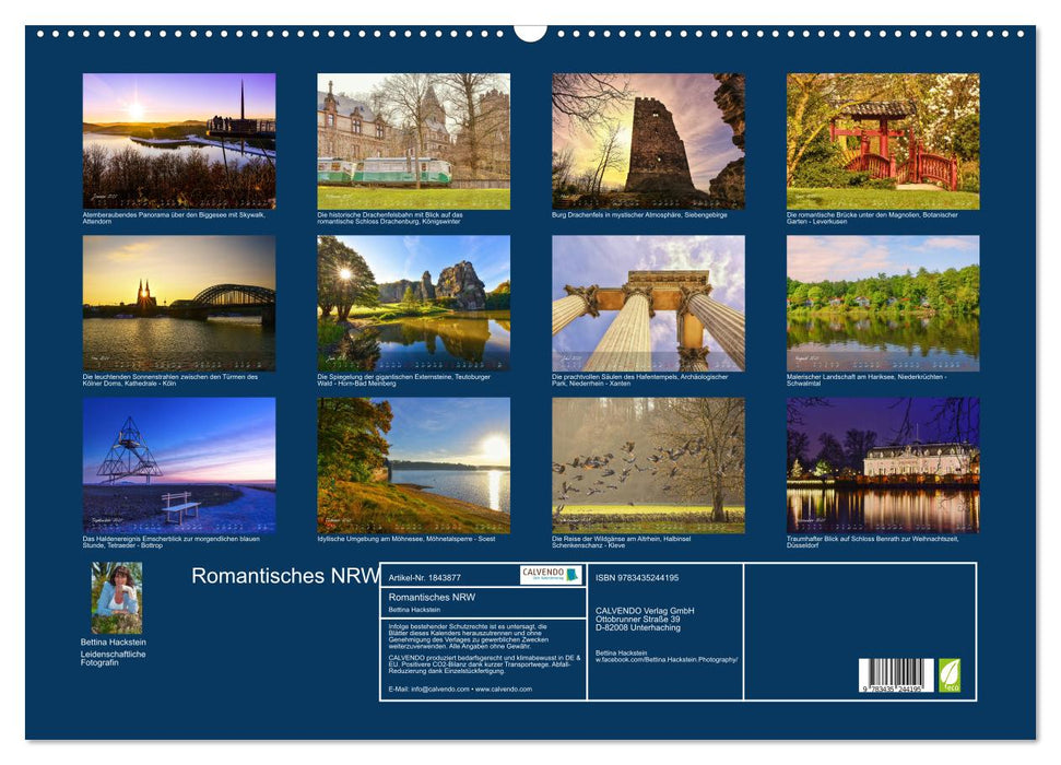 Romantisches NRW (CALVENDO Wandkalender 2025)