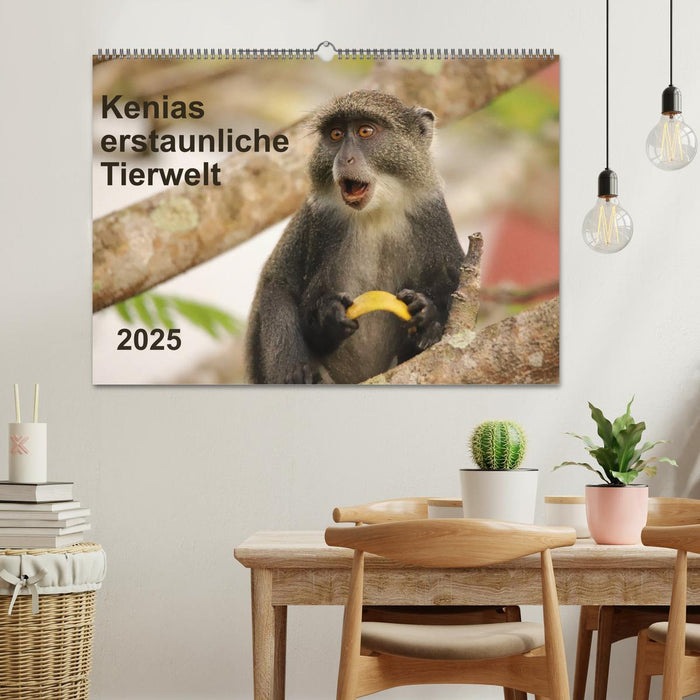 Kenias erstaunliche Tierwelt (CALVENDO Wandkalender 2025)