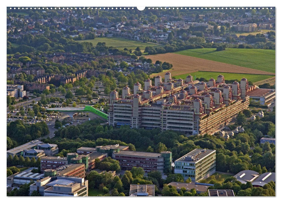 Aachen aus der Luft - Eine Fahrt mit dem Heißluftballon (CALVENDO Premium Wandkalender 2025)