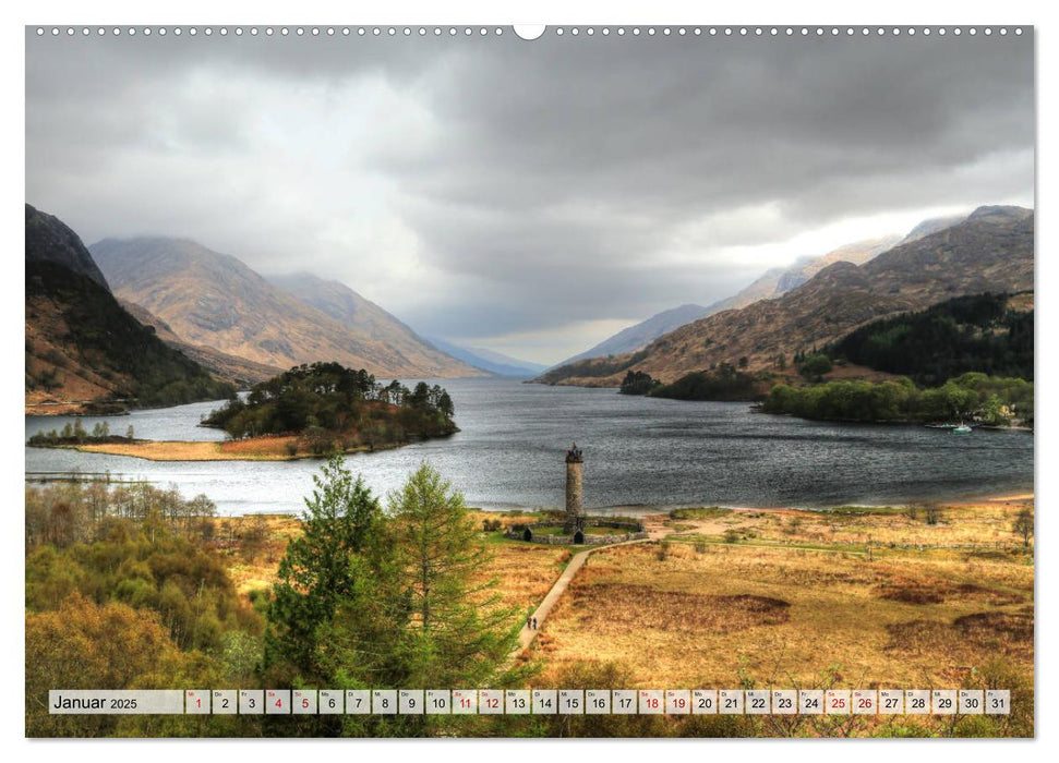 Schottland - Land aus Nebel und Licht (CALVENDO Wandkalender 2025)