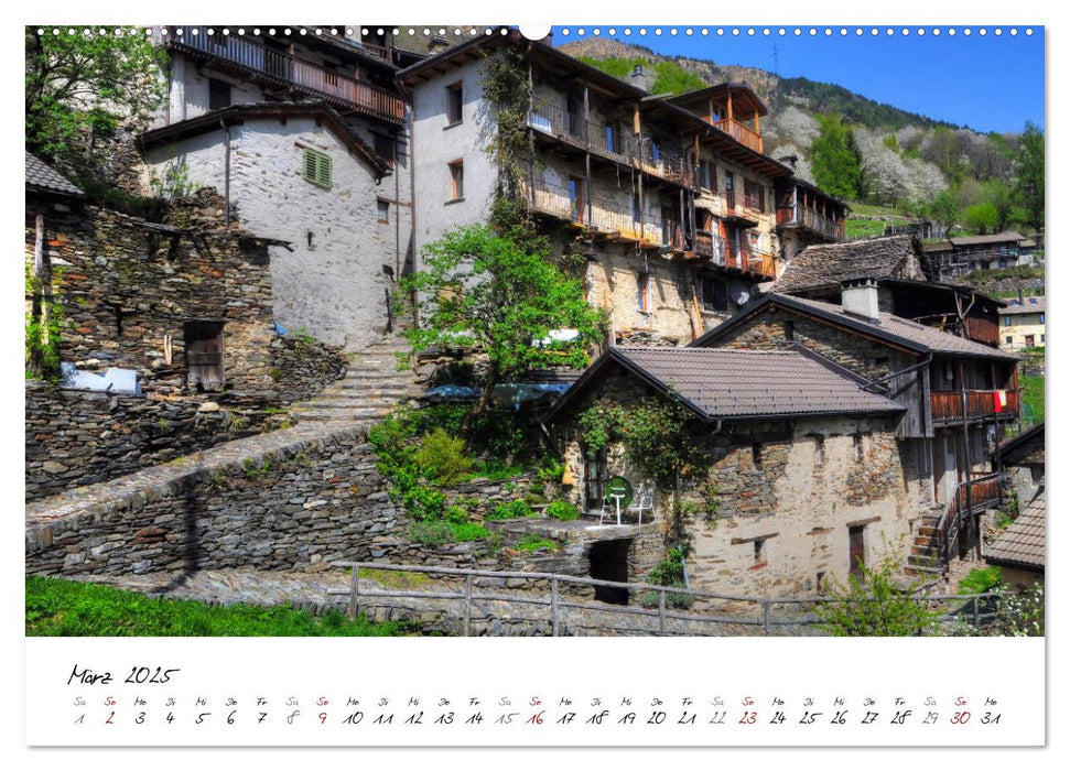 Motive rund um den See Lago Maggiore (CALVENDO Premium Wandkalender 2025)