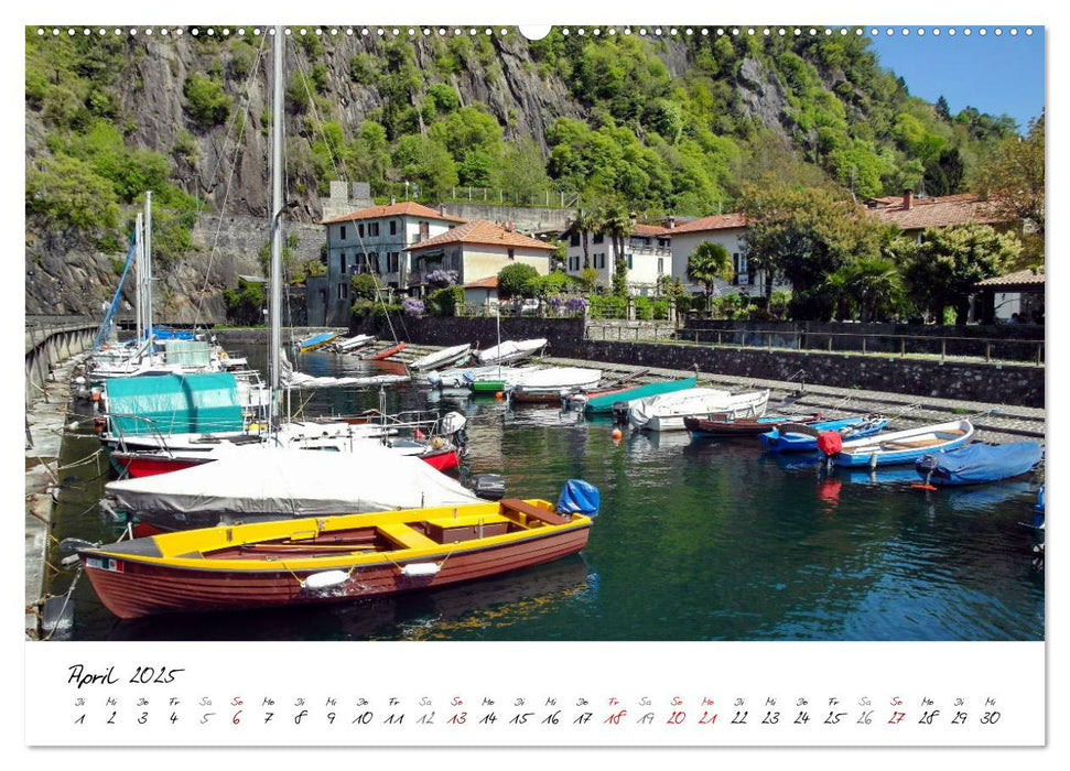 Motive rund um den See Lago Maggiore (CALVENDO Premium Wandkalender 2025)