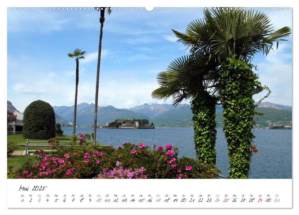 Motive rund um den See Lago Maggiore (CALVENDO Premium Wandkalender 2025)