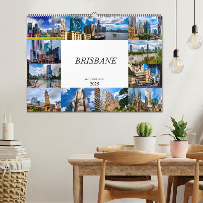 Brisbane Stadtansichten (CALVENDO Wandkalender 2025)