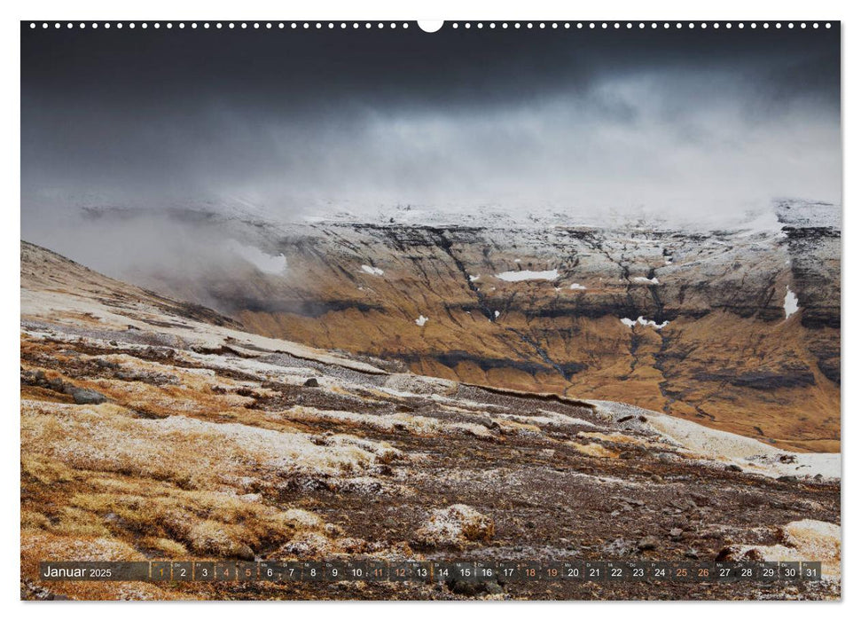 Färöer Inseln - Raue Landschaften im Atlantik (CALVENDO Premium Wandkalender 2025)