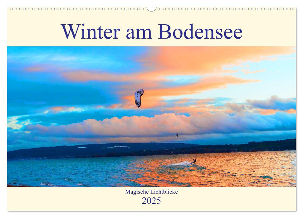 Winter am Bodensee – Magische Lichtblicke (CALVENDO Wandkalender 2025)