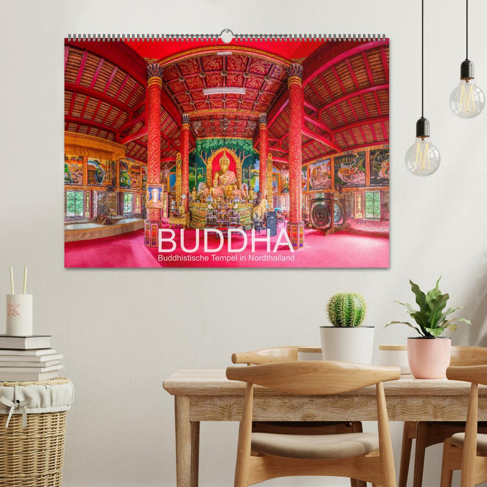 BUDDHA - Buddhistische Tempel in Nordthailand (CALVENDO Wandkalender 2025)