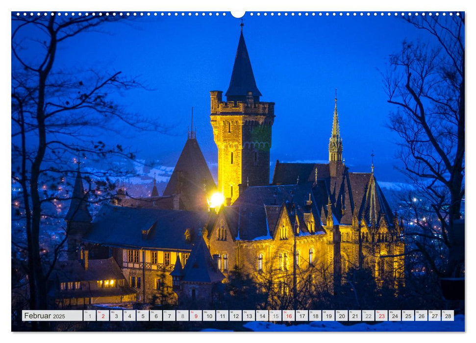 Der Harz - Malerisches Mittelgebirge (CALVENDO Premium Wandkalender 2025)