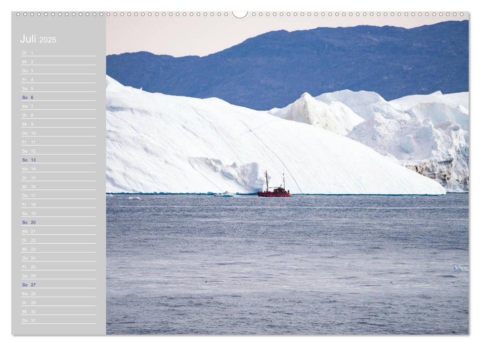 Eisberge - vergängliche Schönheit (CALVENDO Premium Wandkalender 2025)