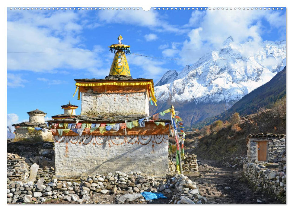 NEPAL, die Umrundung des Manaslu (CALVENDO Premium Wandkalender 2025)