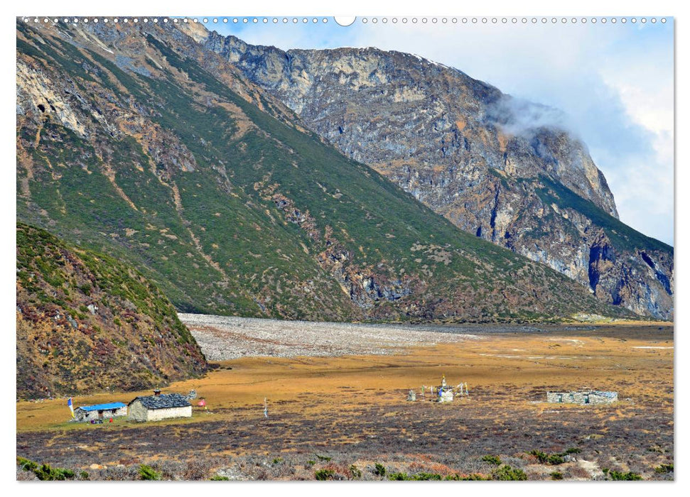 NEPAL, die Umrundung des Manaslu (CALVENDO Premium Wandkalender 2025)