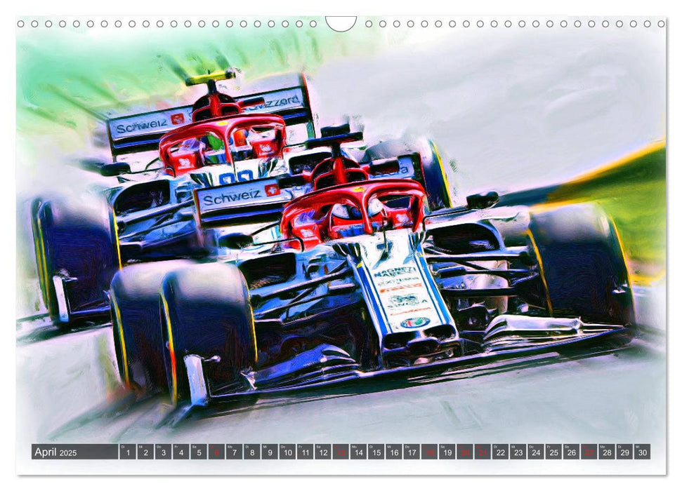 Faszinierende Formel 1 (CALVENDO Wandkalender 2025)