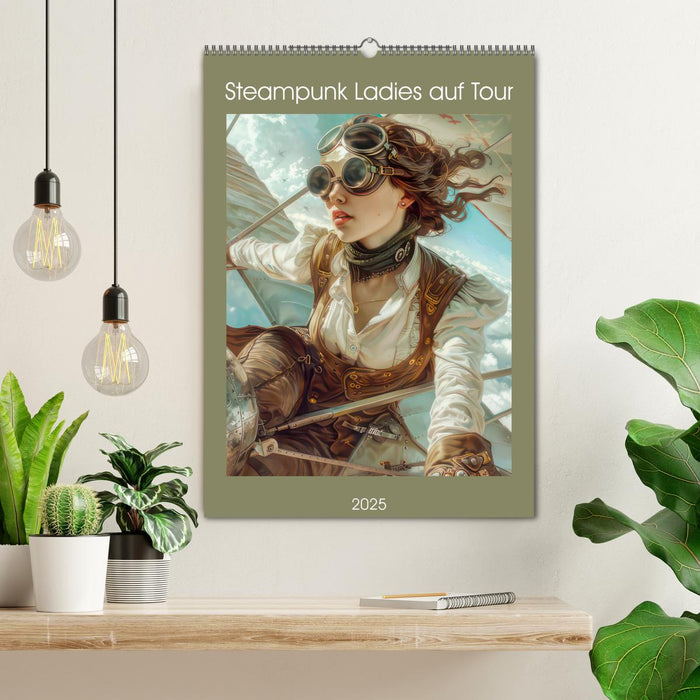 Steampunk Ladies auf Tour (CALVENDO Wandkalender 2025)