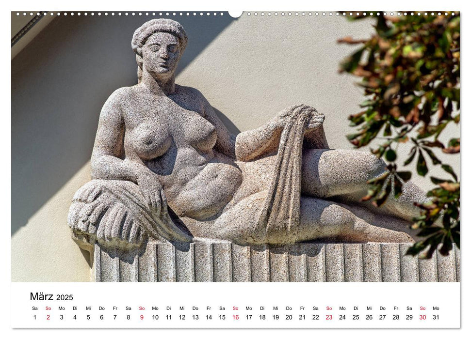 Jugendstil-Bauplastik in Wien (CALVENDO Premium Wandkalender 2025)