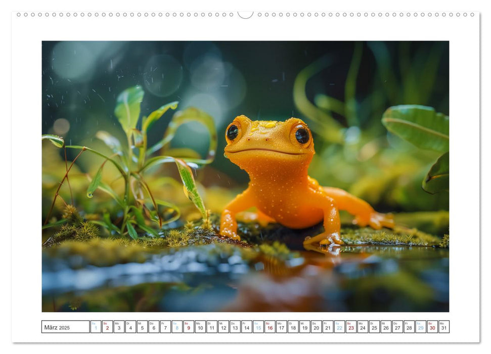 Kleine Echsen haben Spass (CALVENDO Premium Wandkalender 2025)