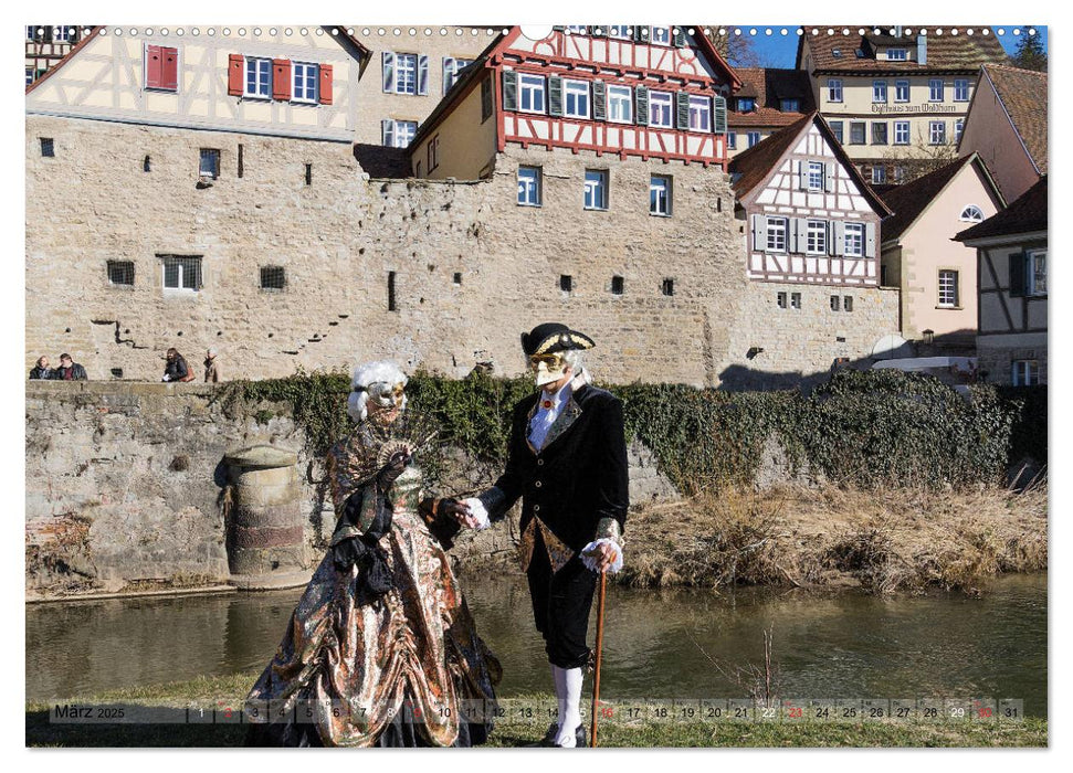 Hallia Venezia in dem romantischen Städtchen Schwäbisch Hall (CALVENDO Premium Wandkalender 2025)