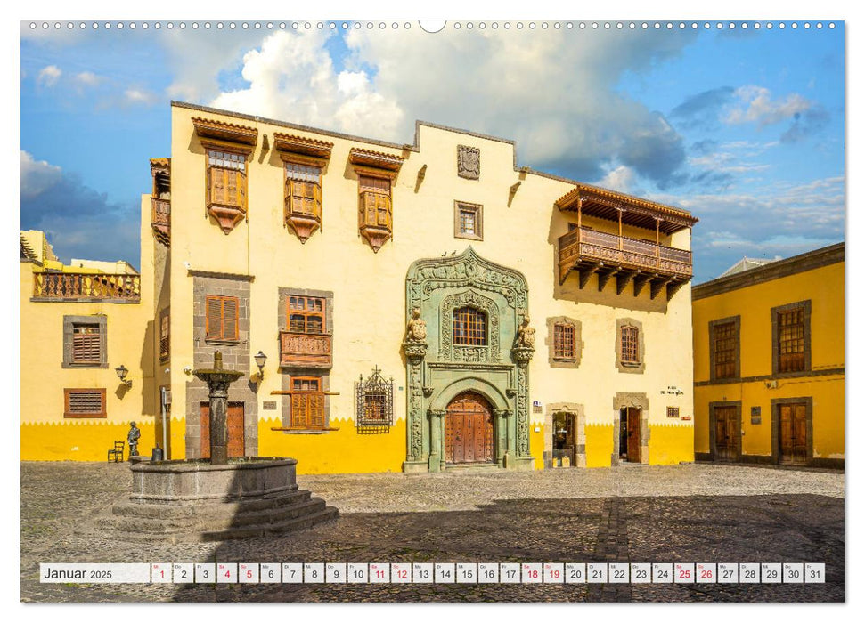 Gran Canaria Die Stadt Las Palmas (CALVENDO Premium Wandkalender 2025)