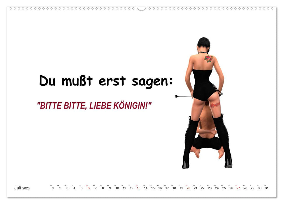 Was Frauen über Männer denken (CALVENDO Premium Wandkalender 2025)