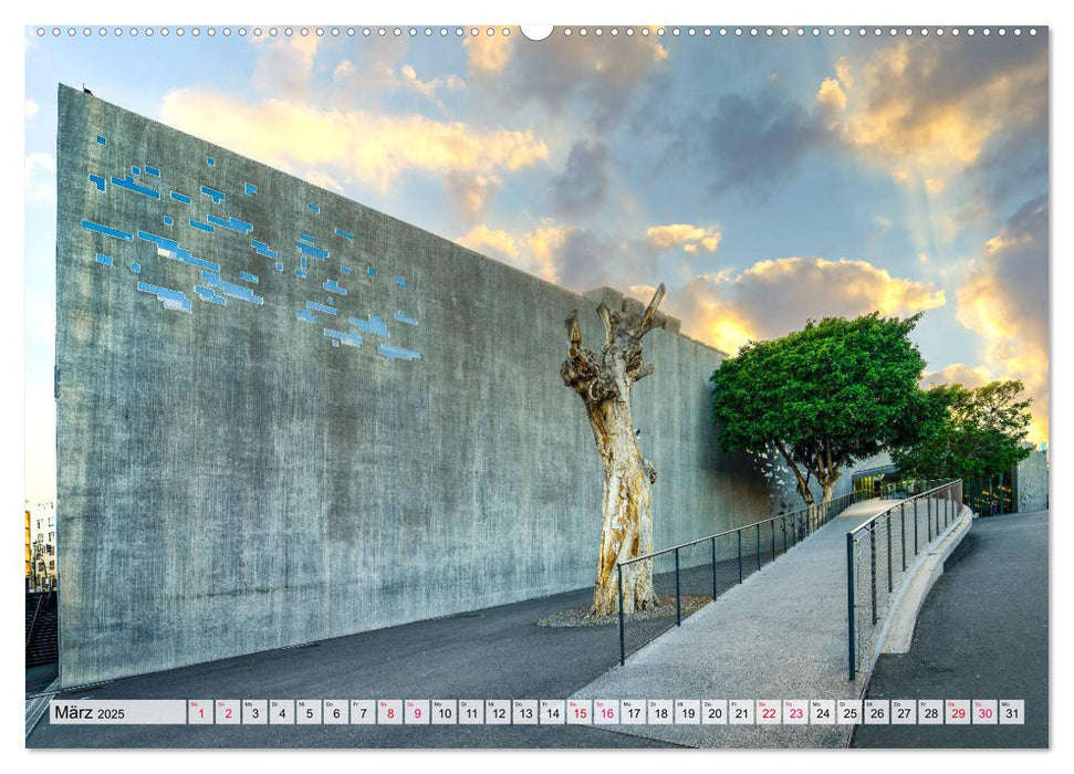 Teneriffa - Die Stadt Santa Cruz (CALVENDO Premium Wandkalender 2025)